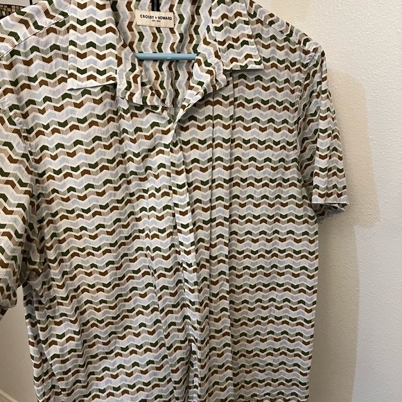 Men’s Crosby and Howard extra large, short sleeve button down - Picture 1 of 4